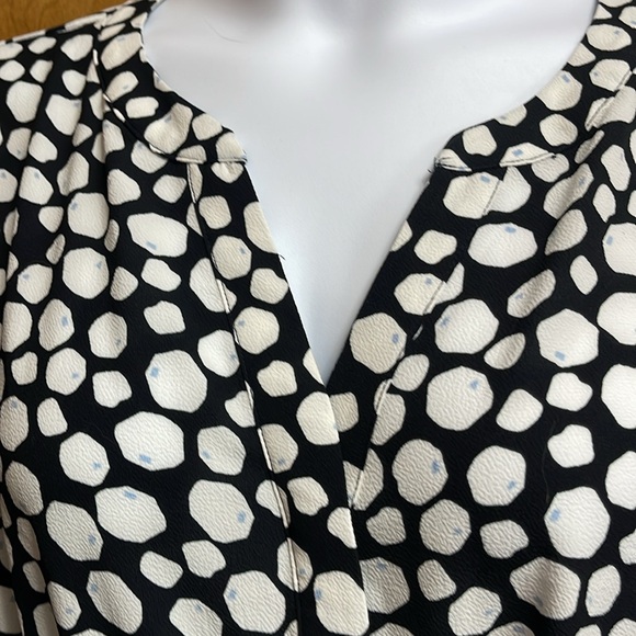 Lane Bryant Top Black & White 14 1X - Picture 4 of 8